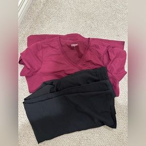 Magenta Scrub set